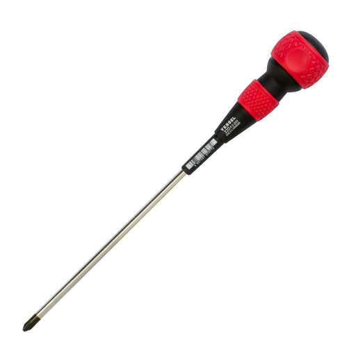 Vessel Ball-Grip Screwdriver +2x200 220 Long Size Philips Alloy Steel Magnetic_1