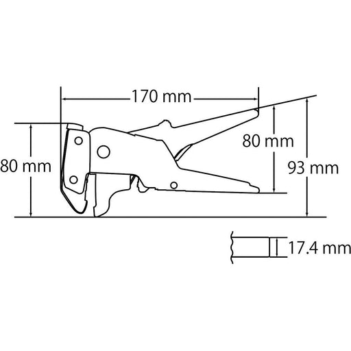 LOBTEX LS55 Wire Stripper Vinyle Black Grip L170mm for 0.1-5.5mm Wire NEW_2