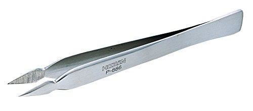 Hozan P-886 TWEEZERS With non-slip knurling 125mm Stainless Steel NEW from Japan_1