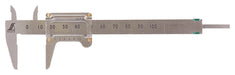 Shinwa Sokutei Pocket caliper 100mm 19518 157x52x5mm Stainless Steel 39g NEW_1