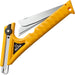 OLFA Large Utility Knife LL Type Made in Japan Yellow 1B used with both hands_2
