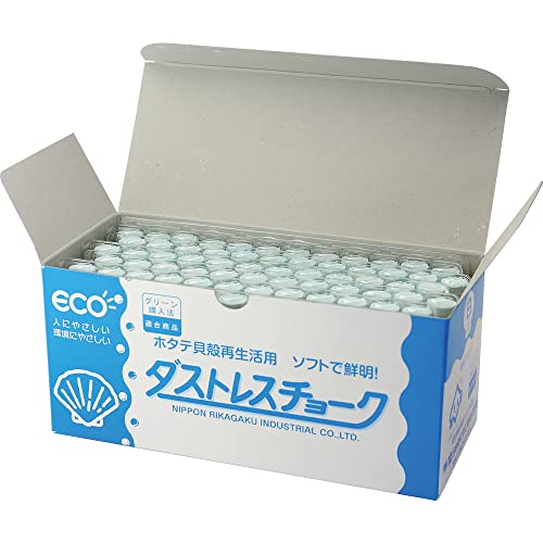 Nihon Rikagaku Industry Chalk Hagoromo Fulltouch White 72pcs DCC-72-W NEW_1