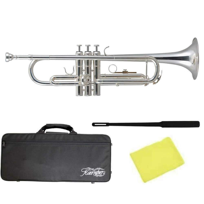 Kaerntner Trumpet KTR-35/SV Silver B Flat Brass 2.9kg with Semi Hard Case NEW_1