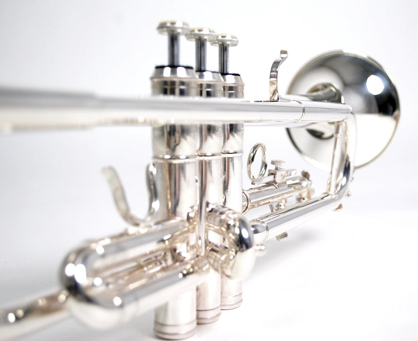 Kaerntner Trumpet KTR-35/SV Silver B Flat Brass 2.9kg with Semi Hard Case NEW_5