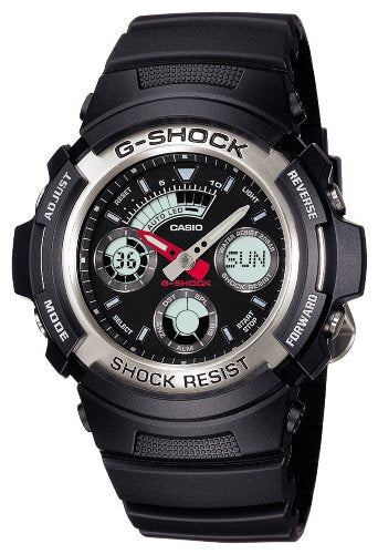 CASIO G-SHOCK AW-590-1AJF Analog Digital Men's Watch Black NEW from Japan_1