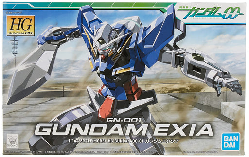 Bandai Spirits HG 1/144 Gundam OO GN-001 GUNDAM EXIA Plastic Model Kit BAN151246_1