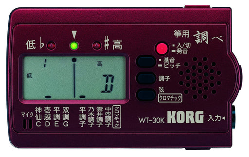 KORG WT-30K TUNER for Koto Japanese harp Instruments Battery Powered Japanese_1
