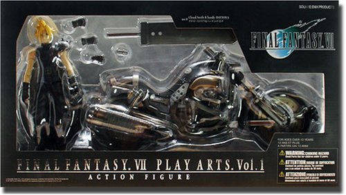 Kotobukiya Final Fantasy VII Cloud Strife & Hardy Daytona Action Figure Set SQ57_1