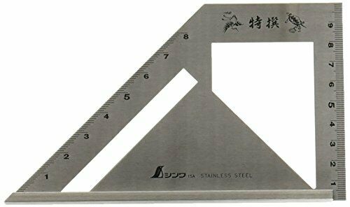 SHINWA Miter Square Metric Stainless Steel Standard Model 62081 NEW from Japan_2