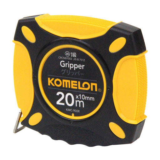 Komelon 20m Steel Tape Measure width 10mm KMC-900R Yellow Nylon Rubber 330g NEW_1