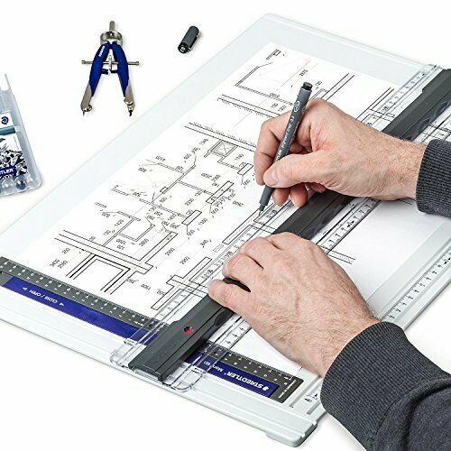 Staedtler drafting machine drawing board Mars Tecnico A3 size 661-A3  NEW_5