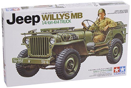 TAMIYA 1/35 U.S. 1/4ton 4x4 Track Jeep Willys MB Model Kit NEW from Japan_1