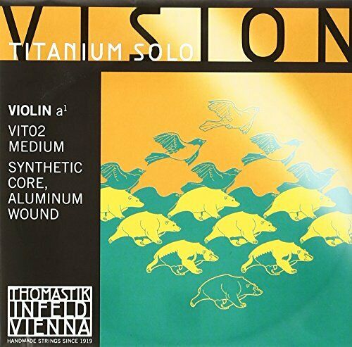 THOMASTIK Infeld VIT02 Vision Titanium Solo Violin Strings, A String, 4/4 NEW_1