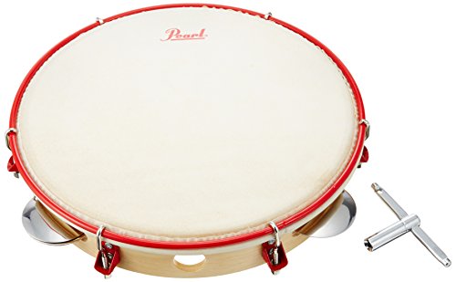 Pearl Percussion Pandeiro PBP-510 11in(29cm) w/Bag goatskin head brazilian music_1