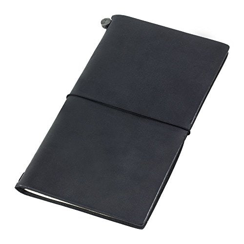 MIDORI TRAVELER'S notebook - Regular size Black 13714006 NEW from Japan_1