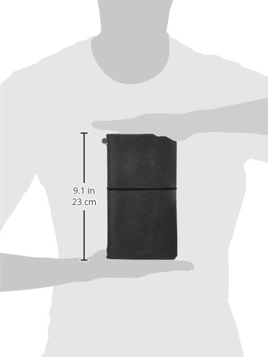 MIDORI TRAVELER'S notebook - Regular size Black 13714006 NEW from Japan_6