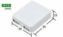PLATA USB charger AC adapter 2 port smartphone iPhone PSE outlet 2-neck  NEW_8
