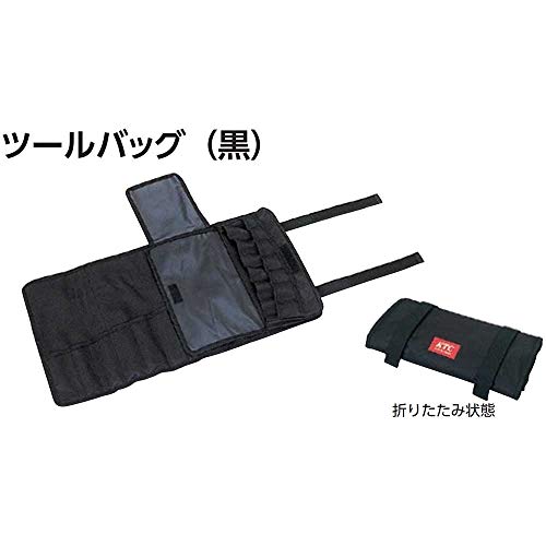 KTC STANDARD TOOL BAG BLACK MCKB-B Nylon W490mmxH260mm Compact roll type NEW_3