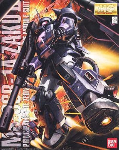 BANDAI MG 1/100 MS-06R-1A ZAKU II BLACK TRI-STAR CUSTOM Ver 2.0 Model Kit NEW_1