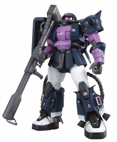 BANDAI MG 1/100 MS-06R-1A ZAKU II BLACK TRI-STAR CUSTOM Ver 2.0 Model Kit NEW_2