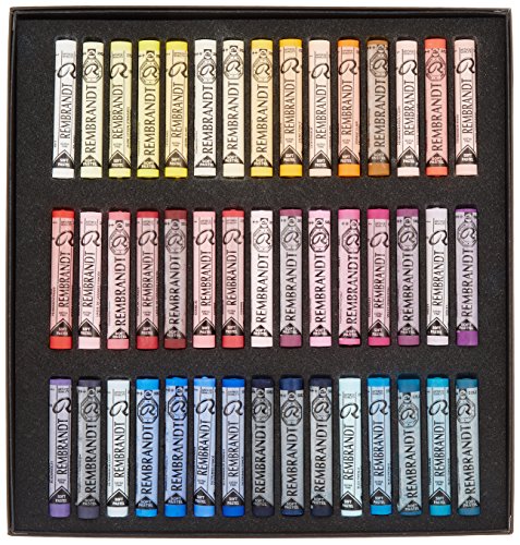 Talens Japan Rembrandt soft pastel 90-color set for portrait ‎100515681 NEW_1