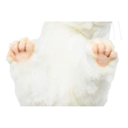 Hansa Ermine Plush doll No.4860 30cm stuffed toy animal White NEW from Japan_7