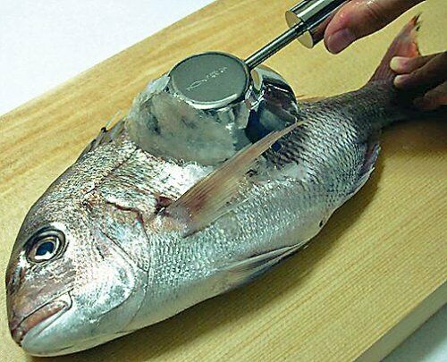 Prince Industry 18-8 fish scale remover 'Ginrin' NEW from Japan_5