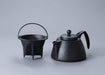 Iwachu Coffee Pot Set Black 0.75L IH Compatible Nambu Tekki Japanese Teapot NEW_2