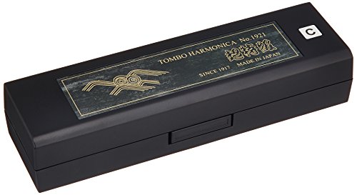 TOMBO NO.1921C The Super Deluxe Tombo Harmonica Wood Body, Brass Plate NEW_2