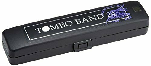 TOMBO polyphonic harmonica A tone dragonfly band 24 hole 3124 NEW from Japan_2