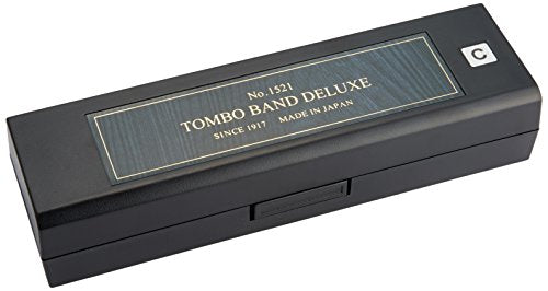 TOMBO No.1521 BAND DELUXE 21-hold harmonica Key of C Brass W166xH29.5xD22mm NEW_2
