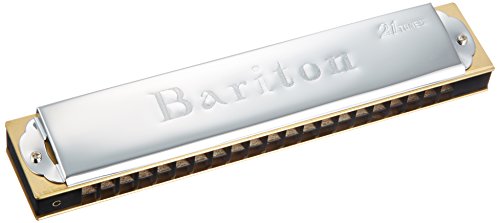 Harmonica TOMBO Bariton 1821C Compound harmonica 21 holes Wooden NEW from Japan_1