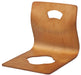 Hiromasu Japanese Sitting Personal Stacking Chair Brown 400x505x395mm GZ-395BR_1