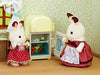 Mom, Sylvanian Families dolls and furniture set chocolate rabbit DF-08 NEW_3