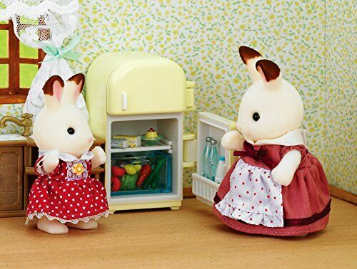 Mom, Sylvanian Families dolls and furniture set chocolate rabbit DF-08 NEW_3