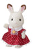 EPOCH Sylvanian Families Chocolate rabbit girl and furniture set DF-10 School_2