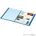 Kokuyo File clear file fixed blue A4 portrait 100 sheets Ra-B100B 59x232x307mm_2