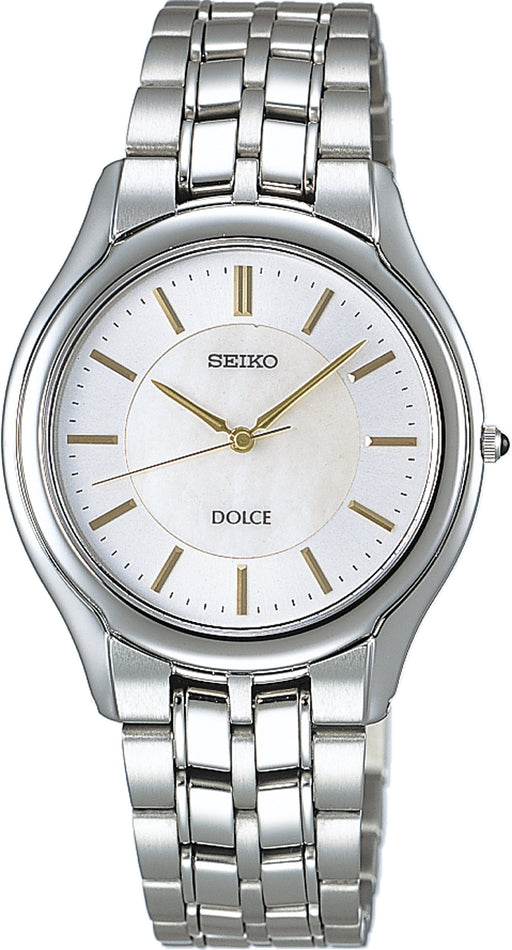 SEIKO DOLCE SACL009 White Dial Pair Model Men's Watch Stainless Steel Silver NEW_1