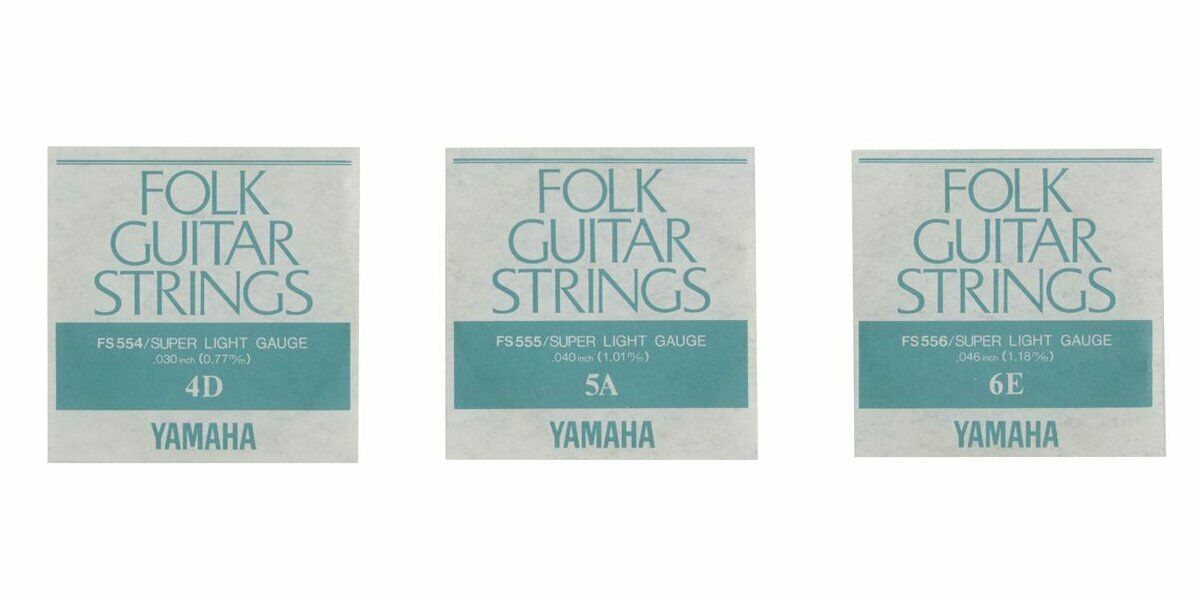 YAMAHA Super Light gauge folk guitar for the set string FS550_3