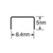 MAX Staples No.10-1M 5 Pacs (Number of single adhesives: 50) NEW from Japan_2