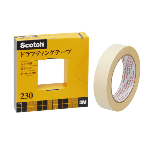 3M Scotch Drafting Tape 24mm x 30m With Cutter in Paper Boxed 230-3-24 ‎22906050_1