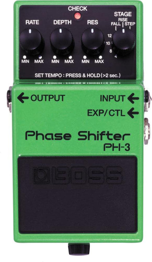 Boss PH-3 Phase Shifter Guitar Effects Pedal Green Add swell to your sound NEW_1