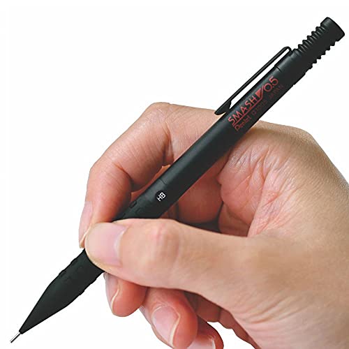 Pentel Mechanical Pencil Smash 0.5mm Q1005-1 Black 0.9cmx13.9cm NEW from Japan_2