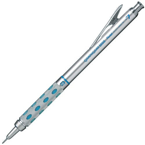 Pentel Graph Gear 1000 Mechanical Drafting Pencil 0.7mm Blue PG1017 NEW_1