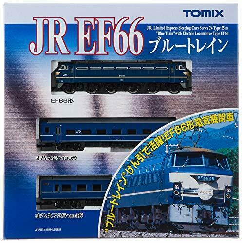 TOMIX N gauge EF66 Blue Train set three-car 92,332 model railroad passenger car_2