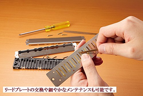 SUZUKI ‎SU-21 HUMMING D Key 21 holes Tremolo Harmonica Silver NEW from Japan_3