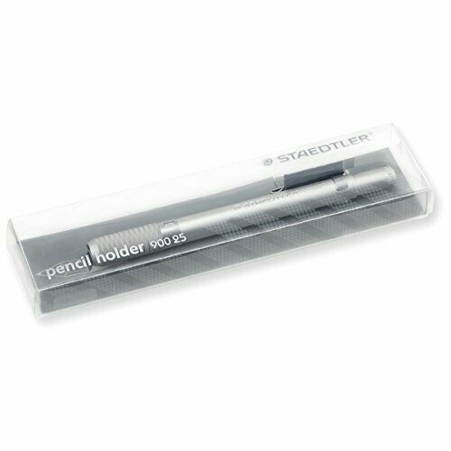 Staedtler pencil holder 900 25 Silver Alminium NEW from Japan_2