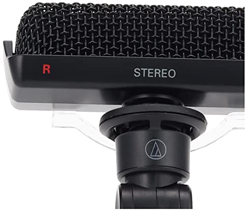 audio-technica Stereo Microphone AT9910 Battery-free plug-in power method NEW_3