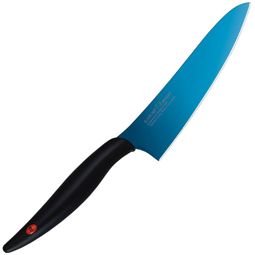 SUMIKAMA Titanium Coating Kitchen Knife 5 inch Made in SEKI Blue Chef K-22013B_1