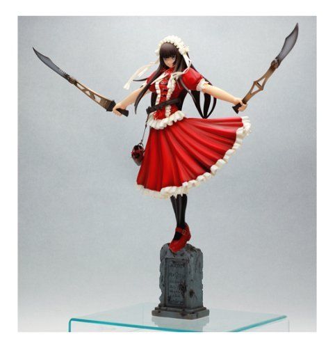 Griffon Ikki Tousen Teni Battle Ver.DX Version Red Color 1/7 Scale Figure_3